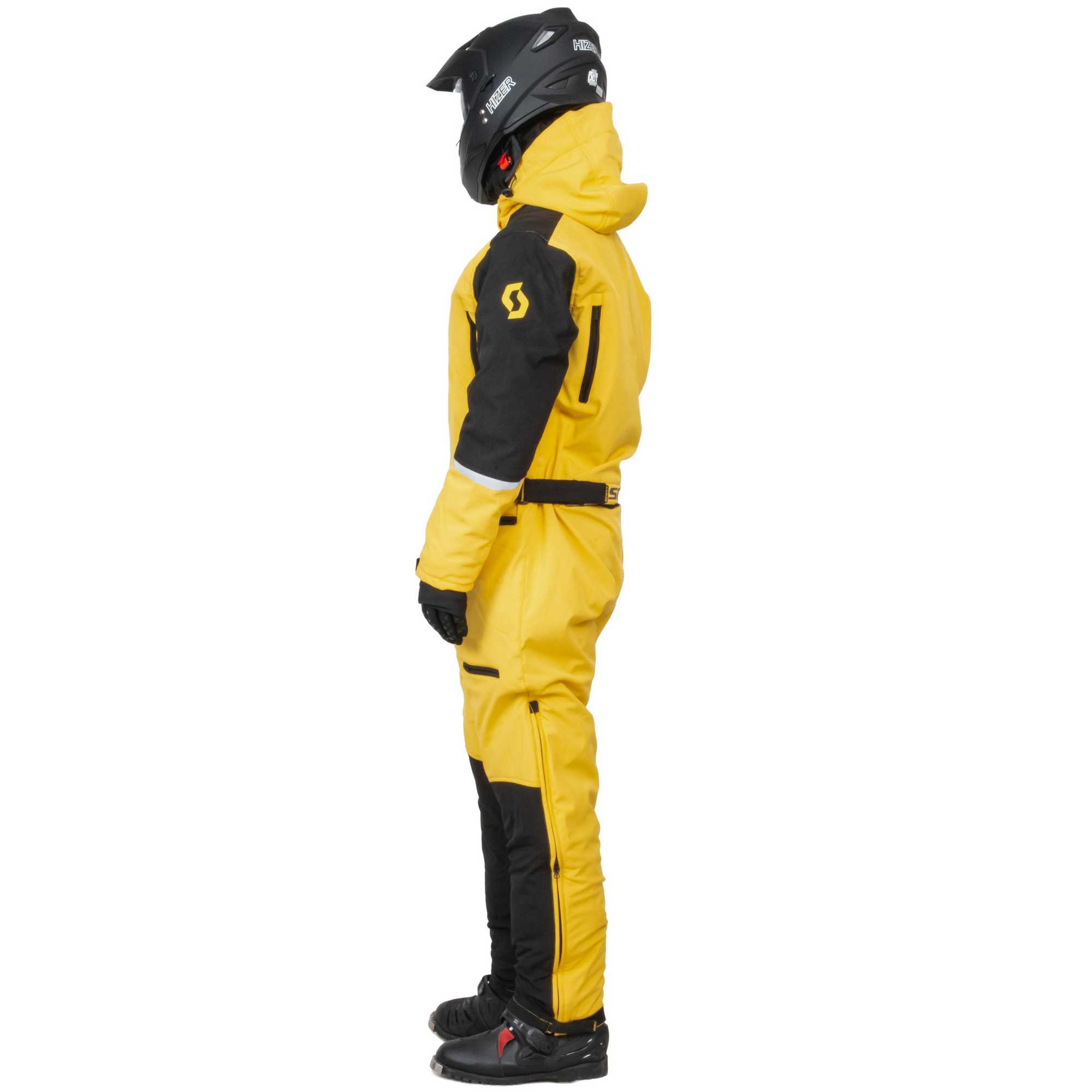 Комбинезон для снегохода SCOTT DS Shell Dryo One Piece (-5 C) №2 yellow-black (текстиль) (M)