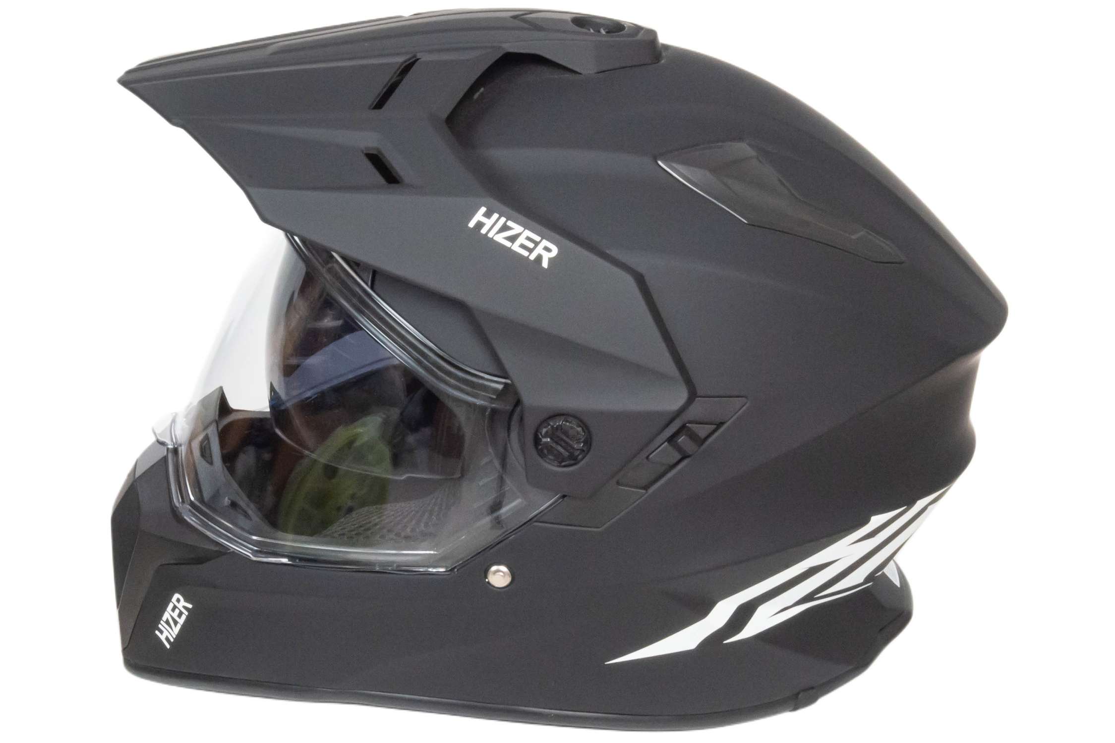 Шлем мото мотард HIZER J6808 №5 (L) matte black