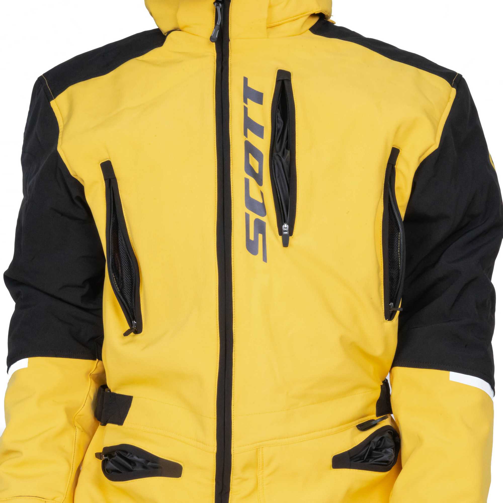 Комбинезон для снегохода SCOTT DS Shell Dryo One Piece №1 yellow-black (текстиль) (L)