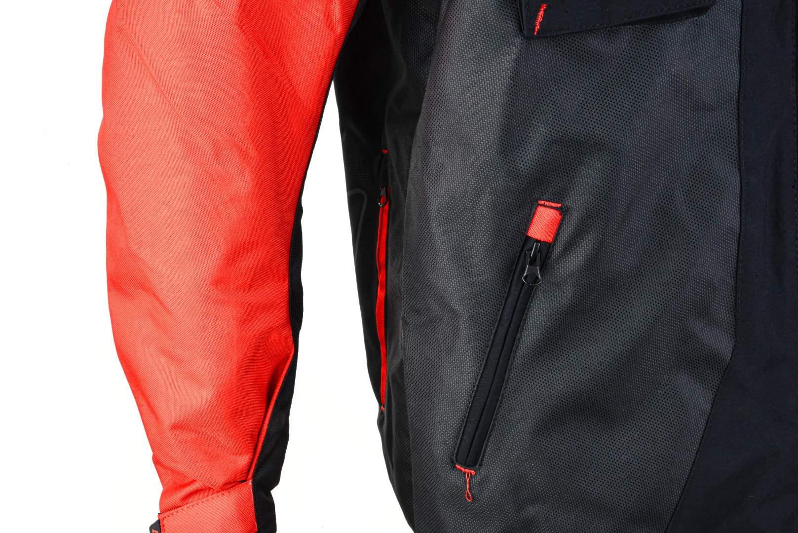 Куртка мото UFO №8 red (текстиль) (M)