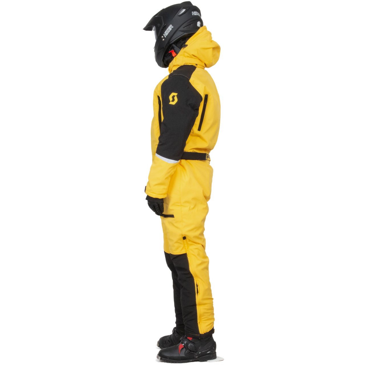Комбинезон для снегохода SCOTT DS Shell Dryo One Piece №1 yellow-black (текстиль) (L)