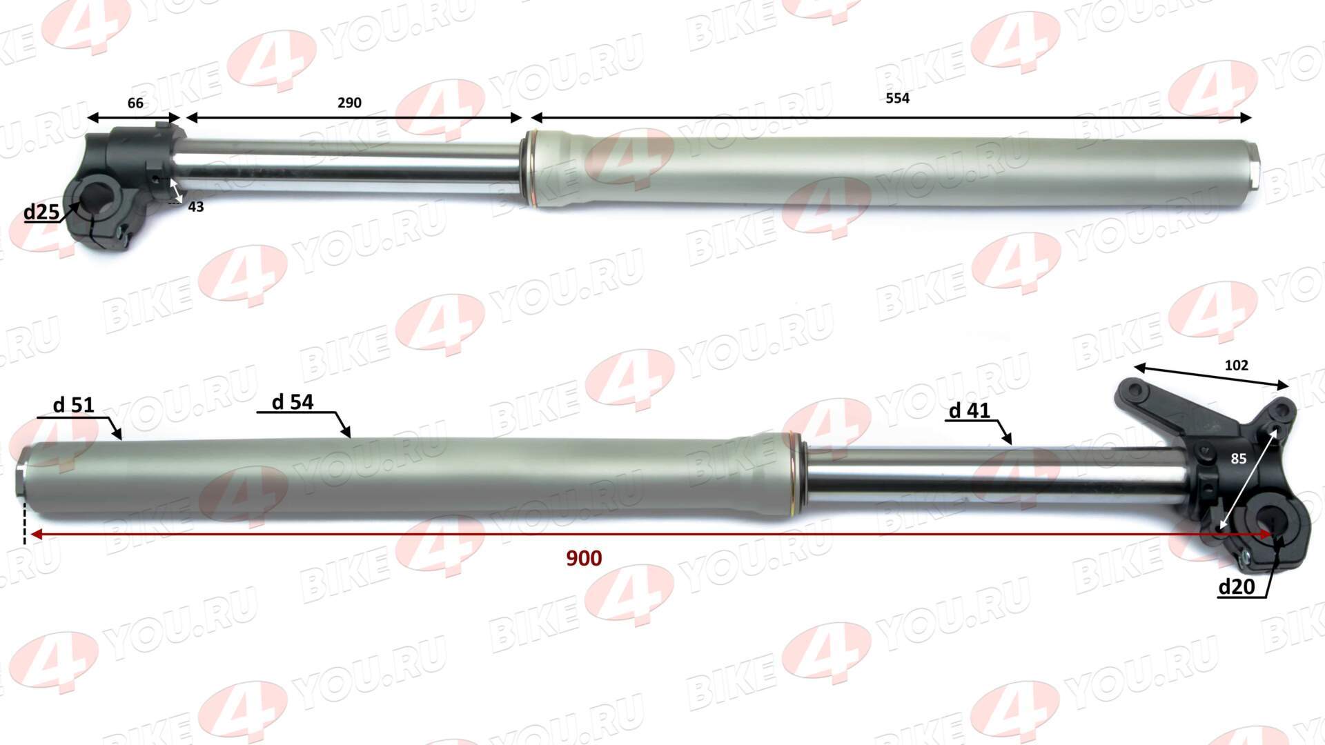 X3 250 lux. Амортизатор l=870 передний d48x51 (перья, компл.) Xr250. Диаметр перьев вилки курьер Лифан 200-04