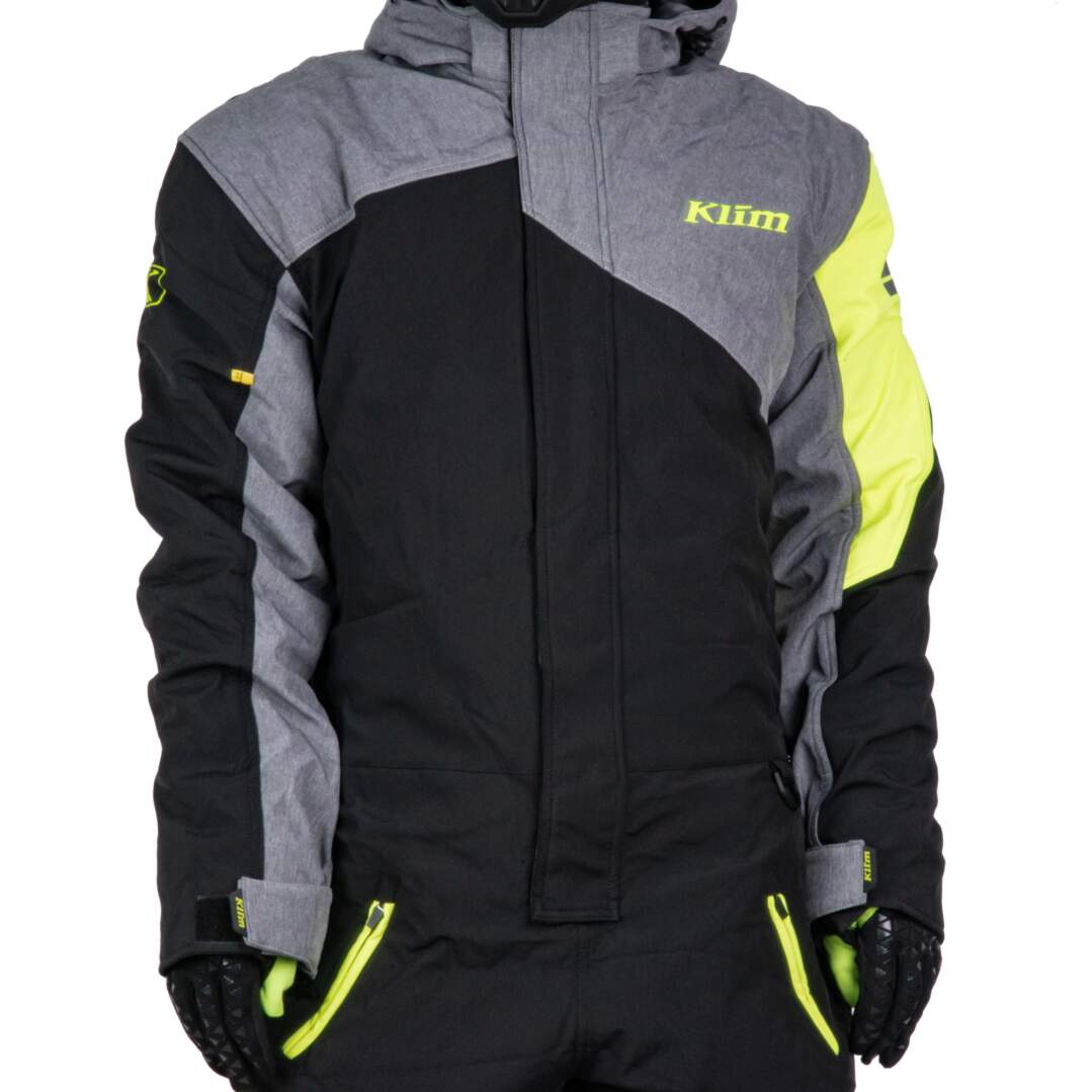Комбинезон для снегохода KLIM RAILSLIDE №1 black-yellow (текстиль) (XXXL)