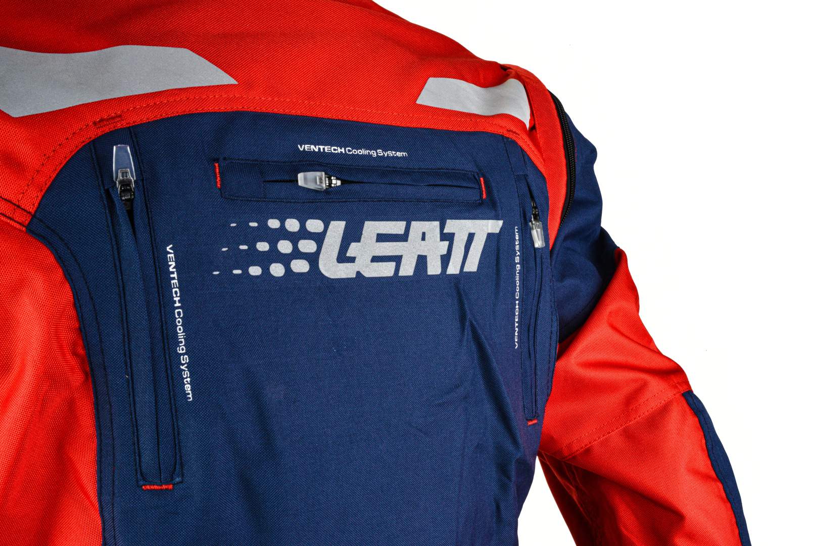 Куртка мото LEATT №2 red (текстиль) (XL)