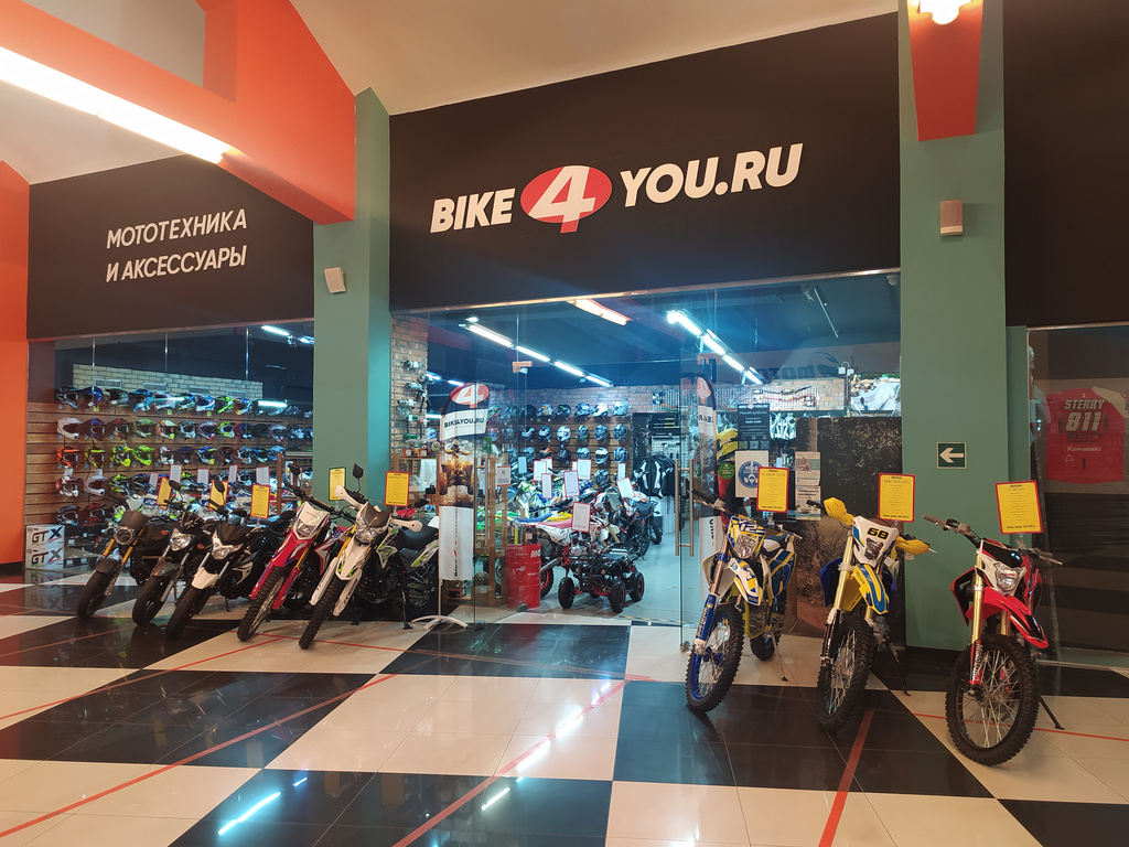 Адрес магазина в ТЦ СпортЕХ — Bike4You