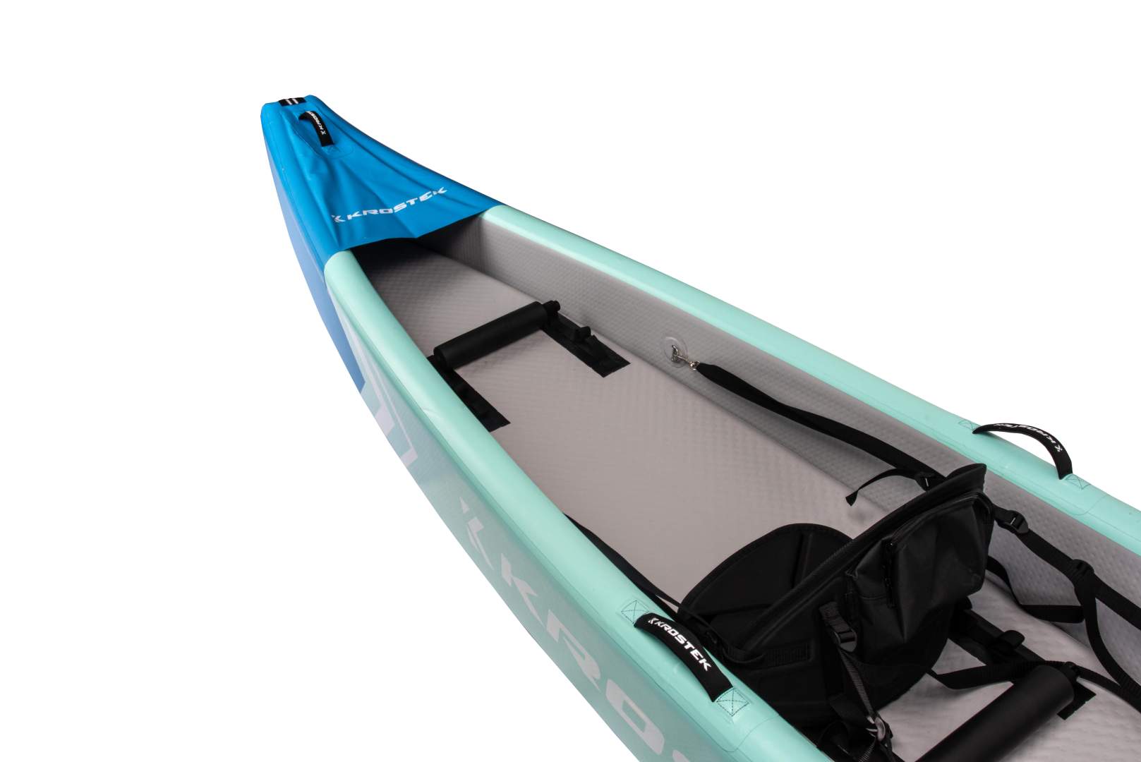 Байдарка двухместная KROSTEK #2 Blue. Каяк пластиковый двухместный. Юбка на двухместную байдарку. Лучшие каяки двухместные для рыбалки и путешествий видео.
