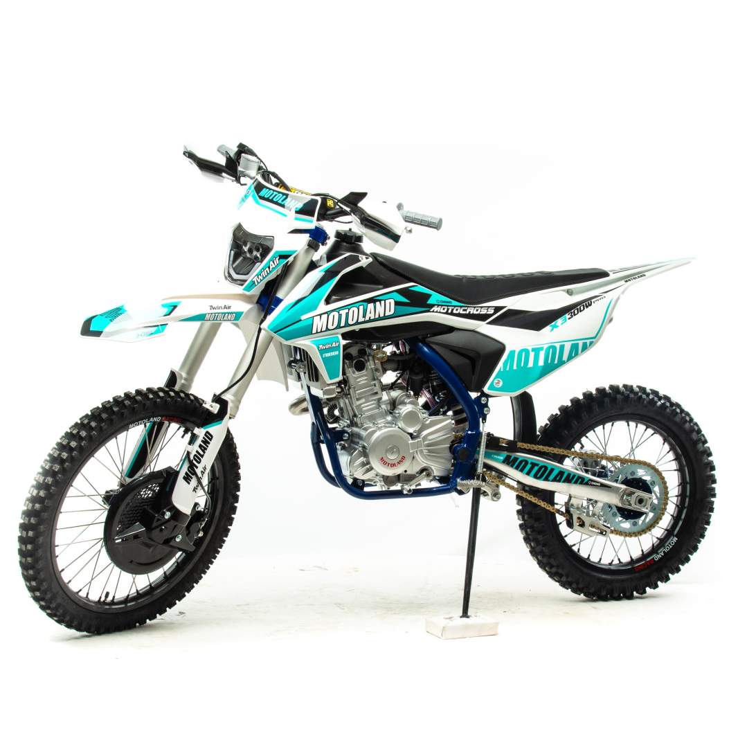 Мотоцикл Кросс Motoland X3 300W PRO (174MN-3) синий