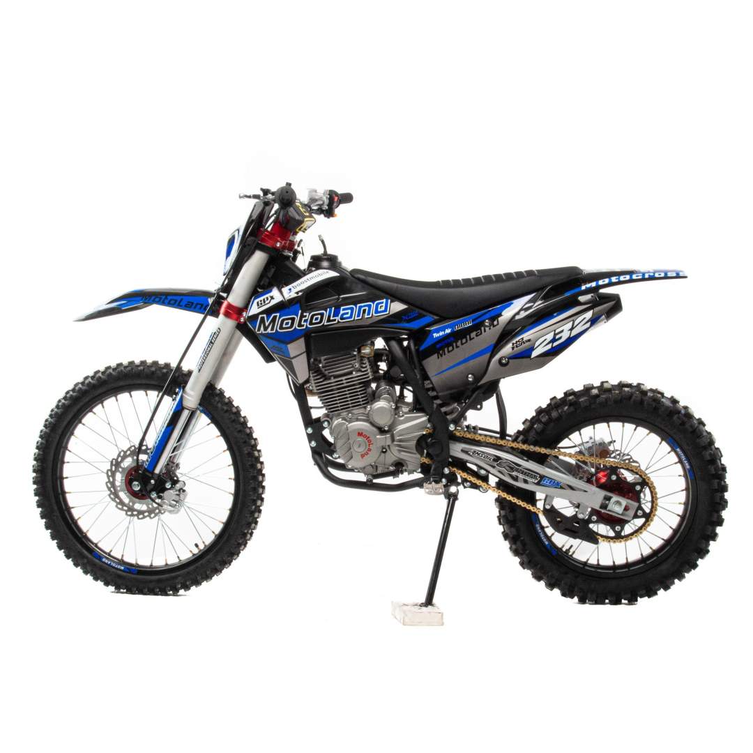 Мотоцикл Кросс Motoland XT 250 HS (172FMM-4V) (4-х клапанный) синий