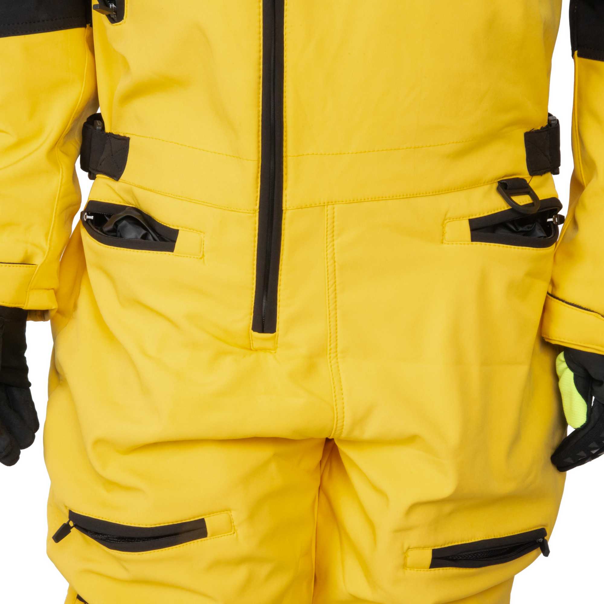 Комбинезон для снегохода SCOTT DS Shell Dryo One Piece №1 yellow-black (текстиль) (L)