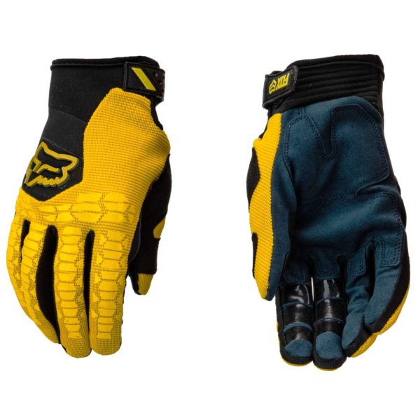 Перчатки мото FOX #13 Blue yellow (XXL) мотокросс