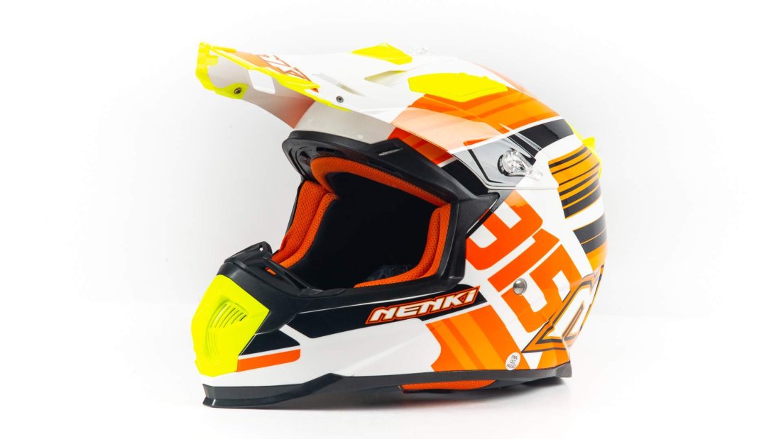 Шлем мото NENKI 315 (XL) #1 orange