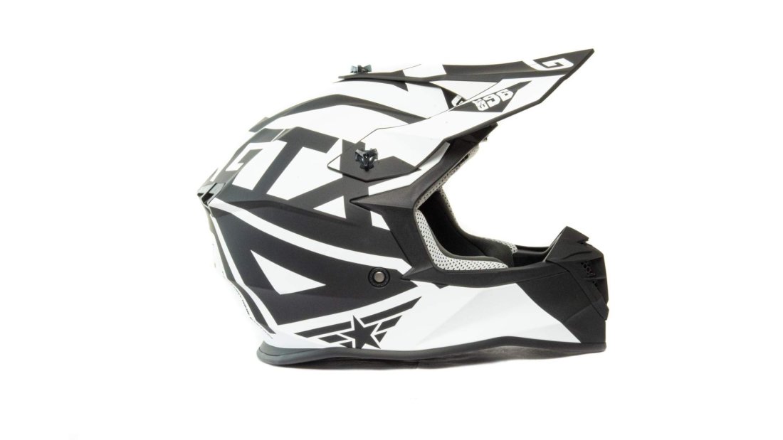 Шлем мото кроссовый GTX 633 #11 (S) GRAY