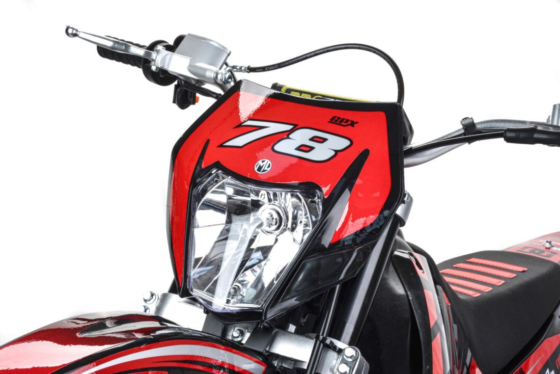 Мотоцикл Кросс Motoland XR300 LITE красный (175FMM)