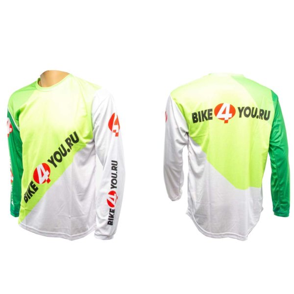 Джерси/футболка для мотокросса Bike4You / Green (S)