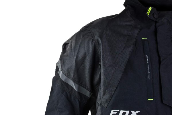 Куртка мото FOX #5 black (текстиль) (XL)