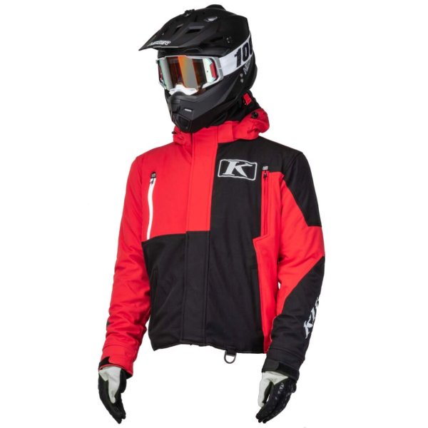 Куртка для снегохода KLIM KOMPOUND #1 black-red (текстиль) (L)