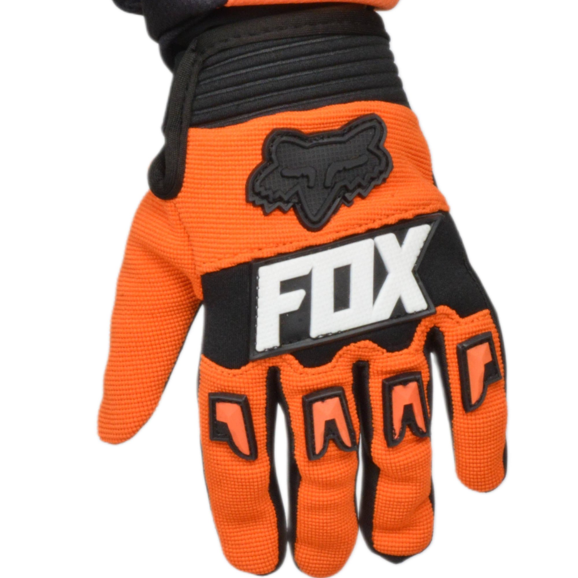 Перчатки мото (детские) FOX №4 Orange/Black (16 см/8-9 лет) мотокросс