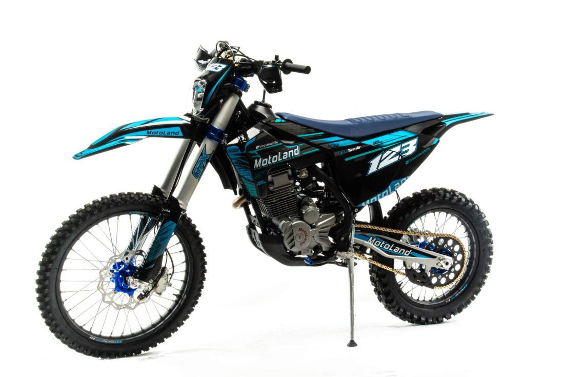 Мотоцикл Кросс Motoland XT 250 ST 21/18 (172FMM-4V) синий