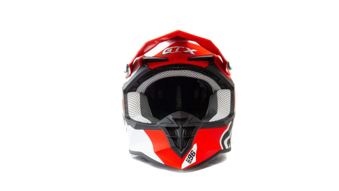 Шлем мото кроссовый GTX 633 #10 (M) Red
