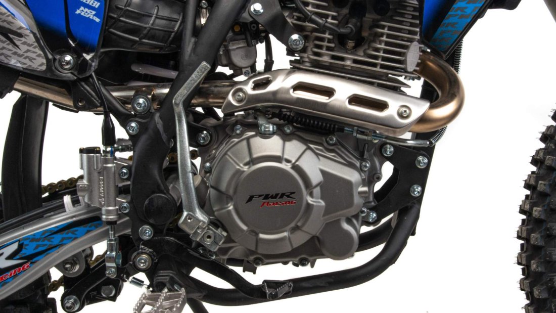 Мотоцикл Кросс PWR FZ250 (172FMM) (4V) (4-х клапанный) синий