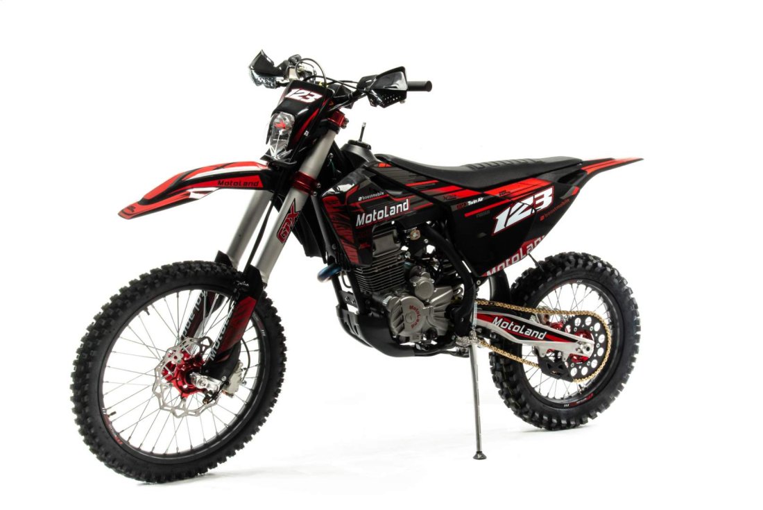 Мотоцикл Кросс Motoland XT 250 ST 21/18 (172FMM-4V) красный