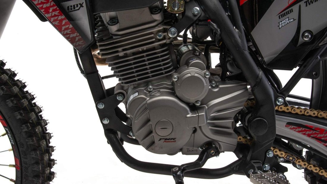 Мотоцикл Кросс PWR FZ250 (172FMM) (4V) (4-х клапанный) красный 