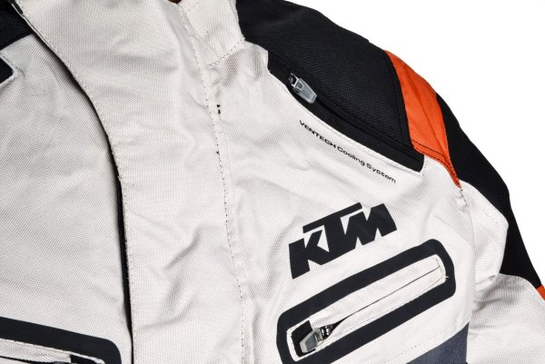 Куртка мото KTM #7 grey (текстиль) (L)