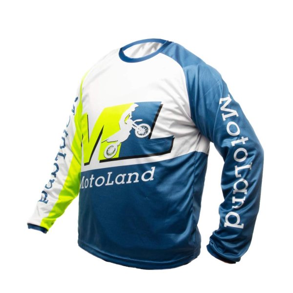 Джерси/футболка для мотокросса MotoLand Racing Team / GREEN (L) рекламная цена