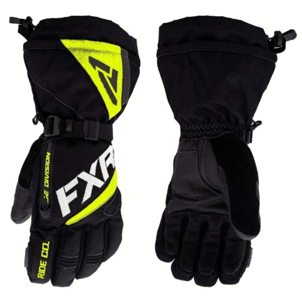 Перчатки для снегохода FXR Fuel #4 yellow-green (S)