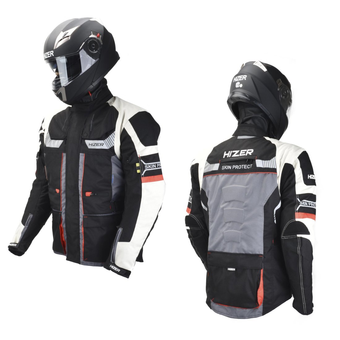 Куртка мотоциклетная (текстиль) HIZER AT-2206 (XL)
